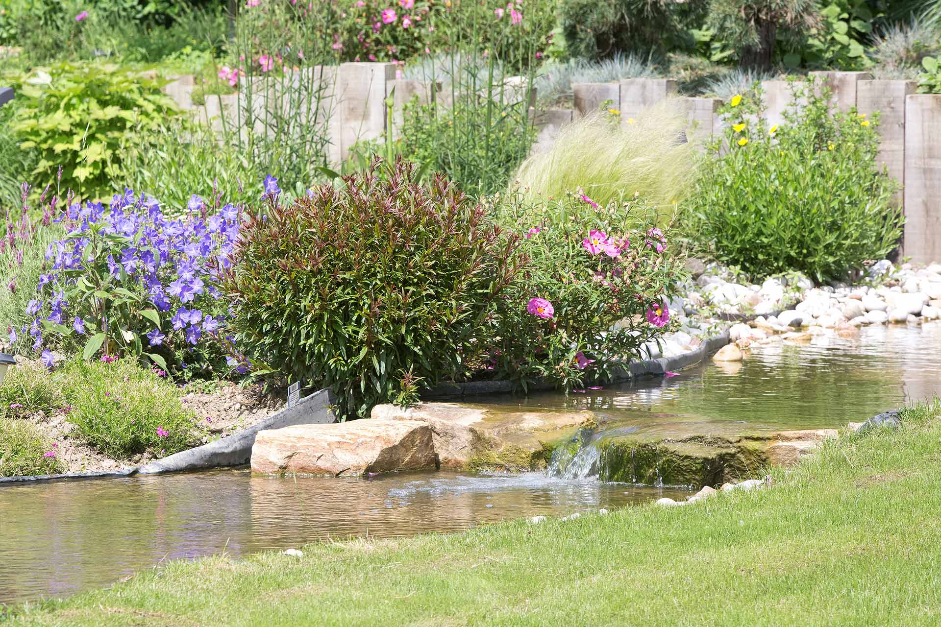 Bassins, massifs ou encore terrasses, nous réalisons toutes les prestations pour votre jardin.